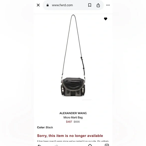 Black Leather Crossbody Bag - Picture 4 of 15